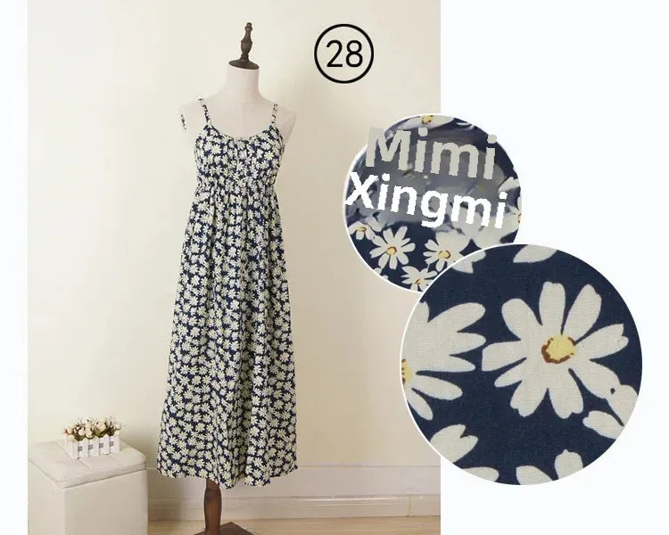 Floral Summer Maxi Halter Dress ATHLEXES