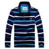 Elegant Stripe Embroidered Polo Shirt for Men ATHLEXES