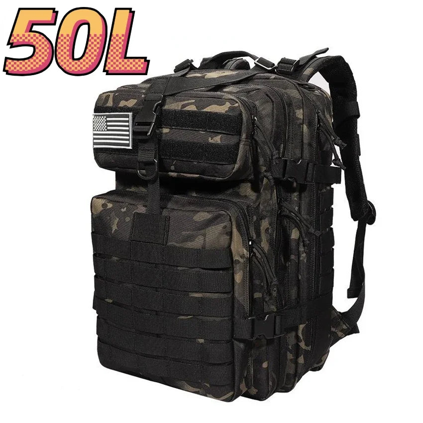 30L/50L 1000D Nylon Waterproof Trekking Bag Backpack ATHLEXES