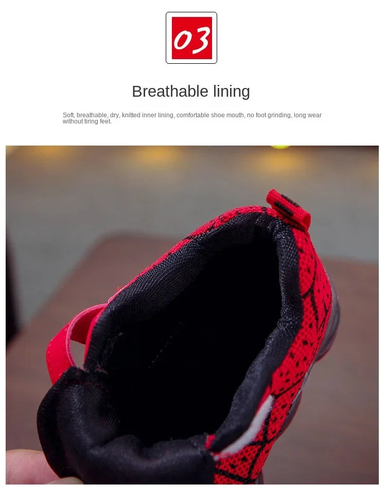 SpiderLight Kids Sneakers for Boys ATHLEXES