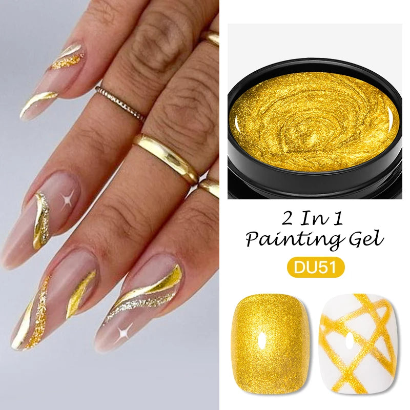 Mtssii 8ml Clear Nail Gel Art Extension & Carving Varnish ATHLEXES