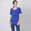 NurtureNest Stylish Nursing T-Shirt for Moms ATHLEXES