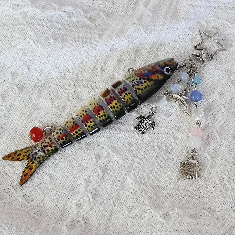 Catchy Fish Keychain for Fishing Enthusiasts ATHLEXES