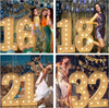 Radiant 4FT DIY Light Up Numbers for Celebrations ATHLEXES