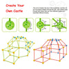 Creative Kids Fort Building Blocks Tent Brick Kit for DIY Fun ATHLEXES