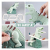 DinoSlide Music Toy Set with Puzzle Cars ATHLEXES