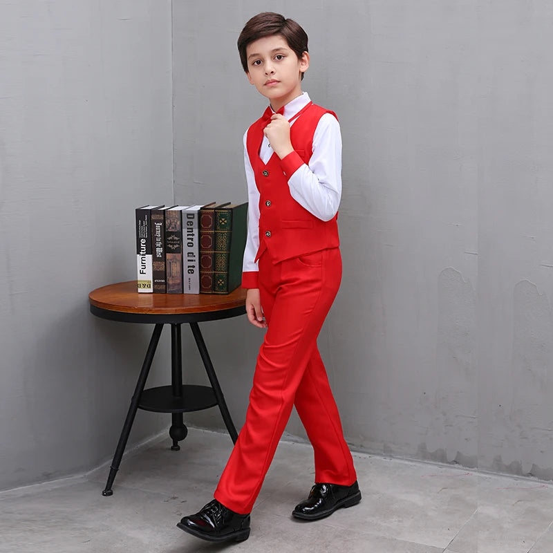 Chic Boys Formal Vest Suit Set for Special Occasions ATHLEXES