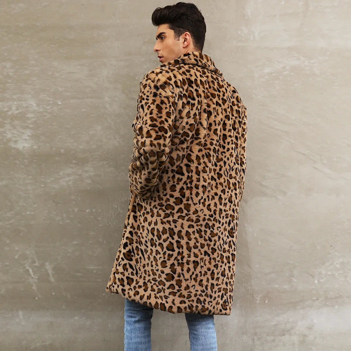 Faux Fur Leopard Coat ATHLEXES