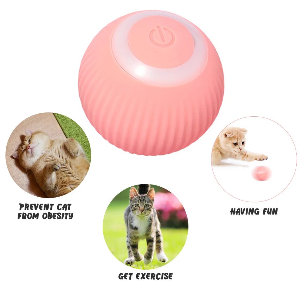 Electric Self-Rolling Cat Ball Toy ATHLEXES