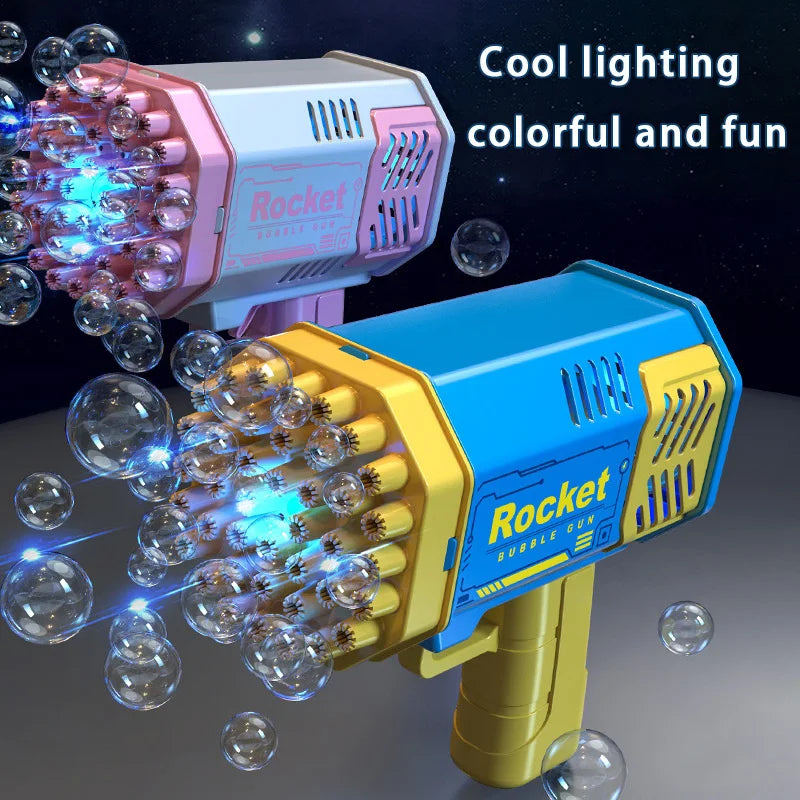 BubbleBliss 40 Hole Electric Toy Bubble Gun ATHLEXES