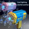 BubbleBliss 40 Hole Electric Toy Bubble Gun ATHLEXES