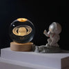 Luminous Saturn 3D Solar System Crystal Sphere ATHLEXES