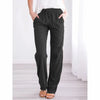 Luxe Linen Blend Drawstring Pants for Women ATHLEXES