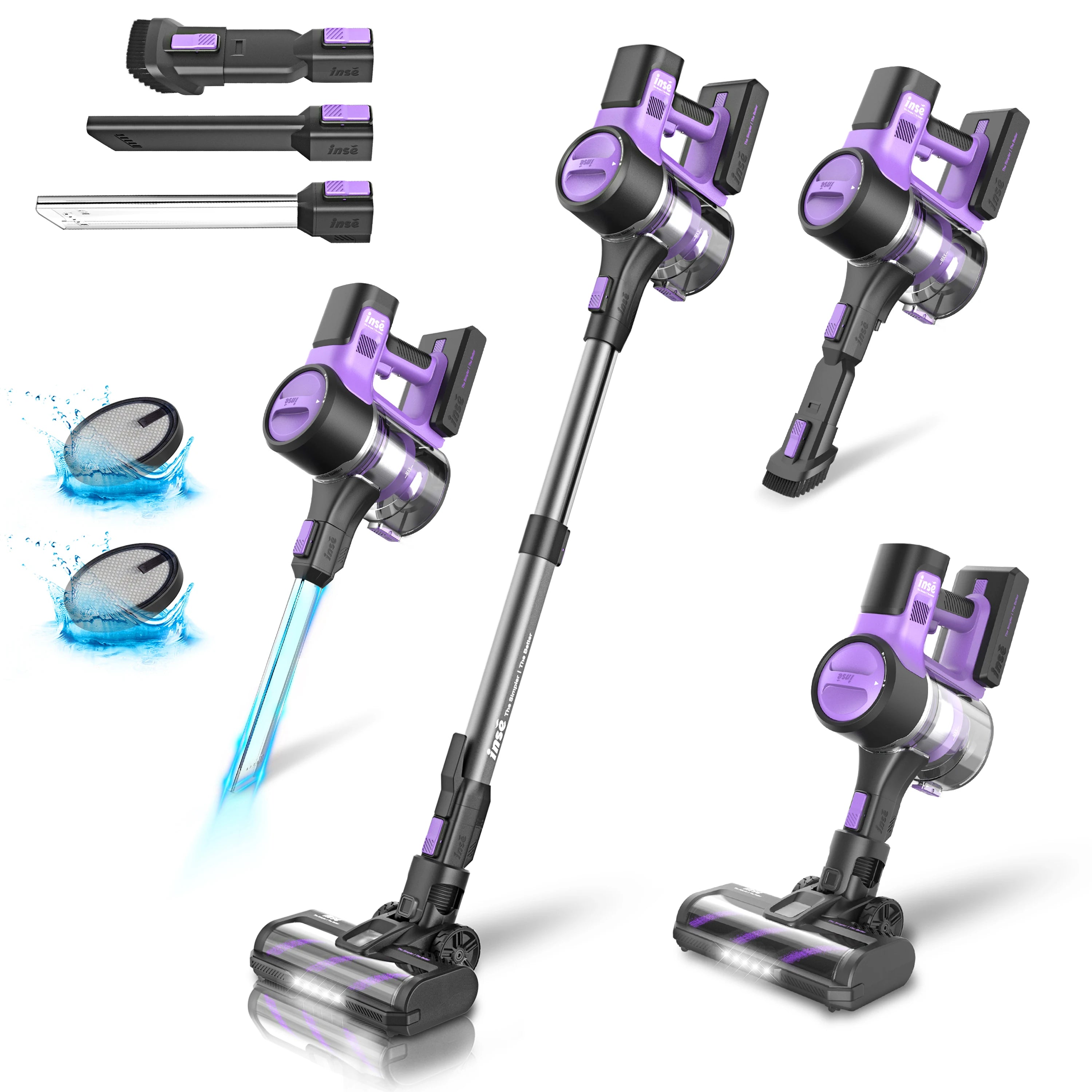 INSE S10 Cordless 6-in-1 Vacuum Cleaner ATHLEXES