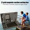 Carp Fishing Organizer Box with Magnetic 27 Grid System ATHLEXES
