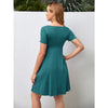 Chic Maternity V-Neck Summer Dress ATHLEXES