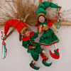 Elf Couple Plush Dolls: Festive Tree Ornaments ATHLEXES
