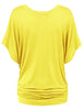Chic Summer V-Neck Batwing Tee for Women S-5XL ATHLEXES