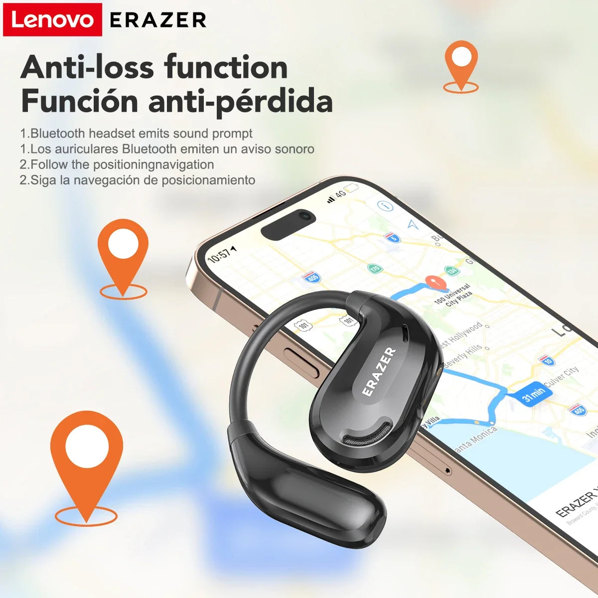 ERAZER XT66PRO Wireless ASMR Earbuds with AI Translator ATHLEXES