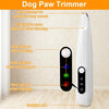 Rechargeable Pet Paw Trimmer with LED Light Multipurpose Waterproof Dog Hair Grooming Clipper Mute Cat Claw Pedicure Artifact ATHLEXES