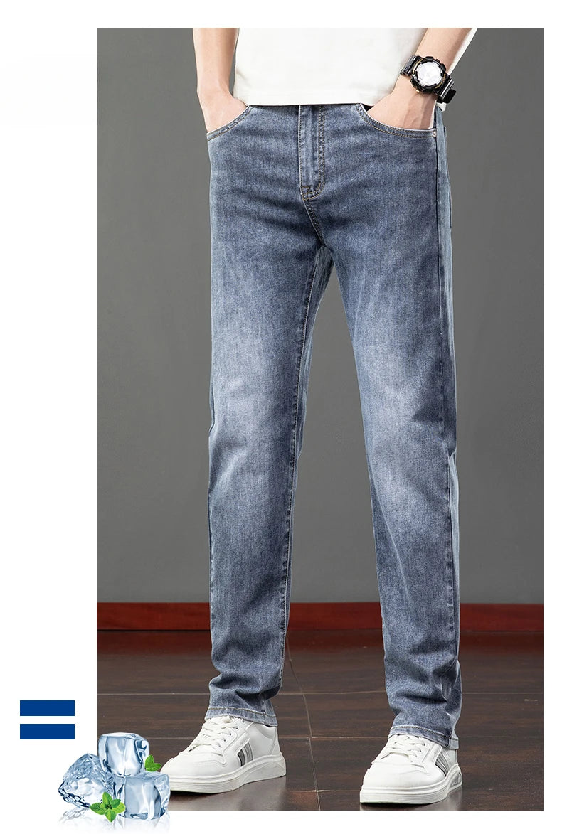 Classic Fit Men's Slim Stretch Denim Jeans ATHLEXES