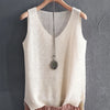 Chic Summer V Neck Knitted Blouse for Women ATHLEXES