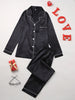 Solid Long Sleeve Pajama Set ATHLEXES