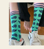 Colorful Cotton Women's Socks - Trendy Hedgehog & Sloth Designs ATHLEXES