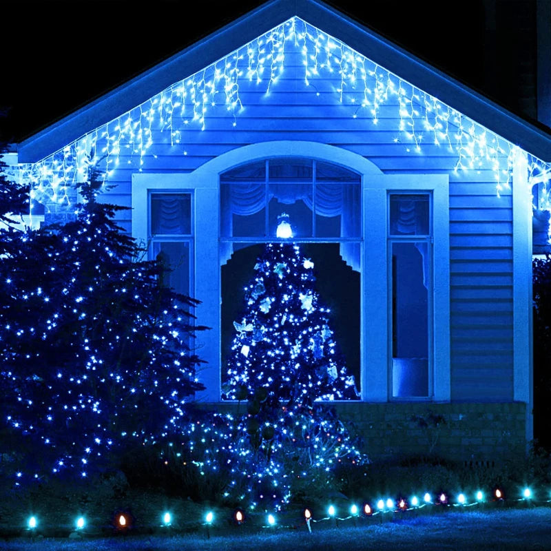 Enchanting LED Fairy Curtain Lights for Outdoor Decor ATHLEXES