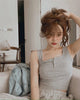 Chic Ribbed Button-Down Tank Top for Women ATHLEXES
