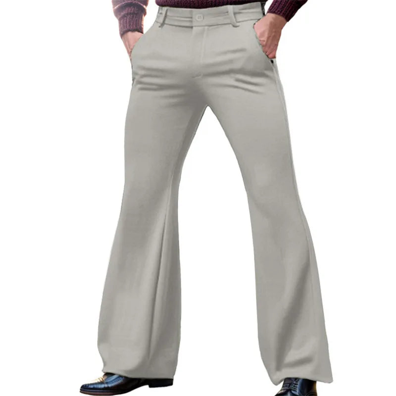 Elegant Plus Size Men's Flare Trousers ATHLEXES