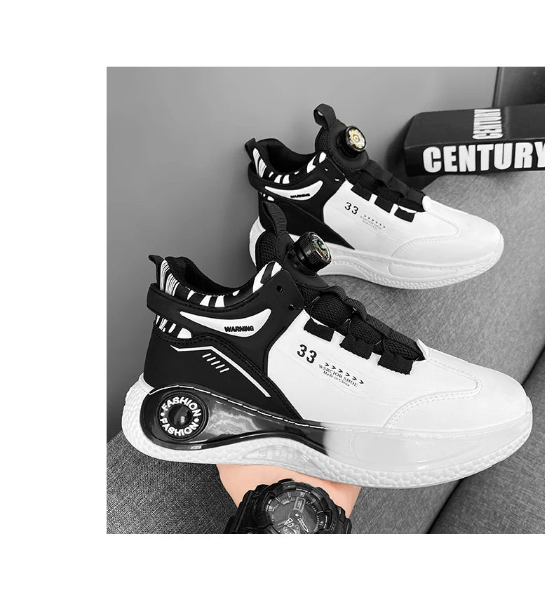 Comfy Rotating Buckle Mens Sneakers for Outdoor Adventures ATHLEXES