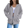 Chic Comfort 2024 Zip-Up Warm Hooded Sweatshirt for Women ATHLEXES