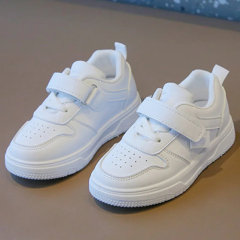 Spring Autumn Soft Sole Kids' White Sneakers ATHLEXES