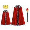 Royal Prince King Costume with Cloak & Crown ATHLEXES