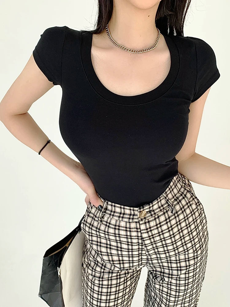 AOSSVIAO 100% Cotton Womenâ??s Slim Fit Tees ATHLEXES
