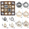 Charming 44Pcs Christmas Ball Ornament Collection ATHLEXES