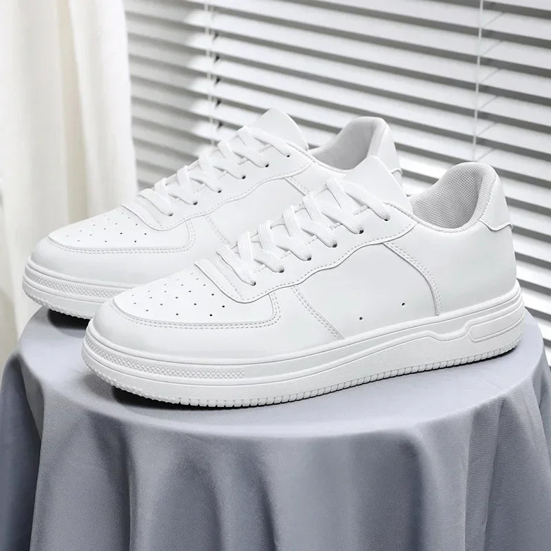 Cozok Breathable White Casual Sneakers for Men ATHLEXES