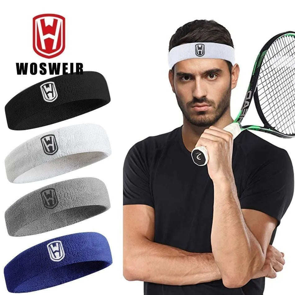 WOSWEIR Cotton Athletic Sweatbands for Sports ATHLEXES