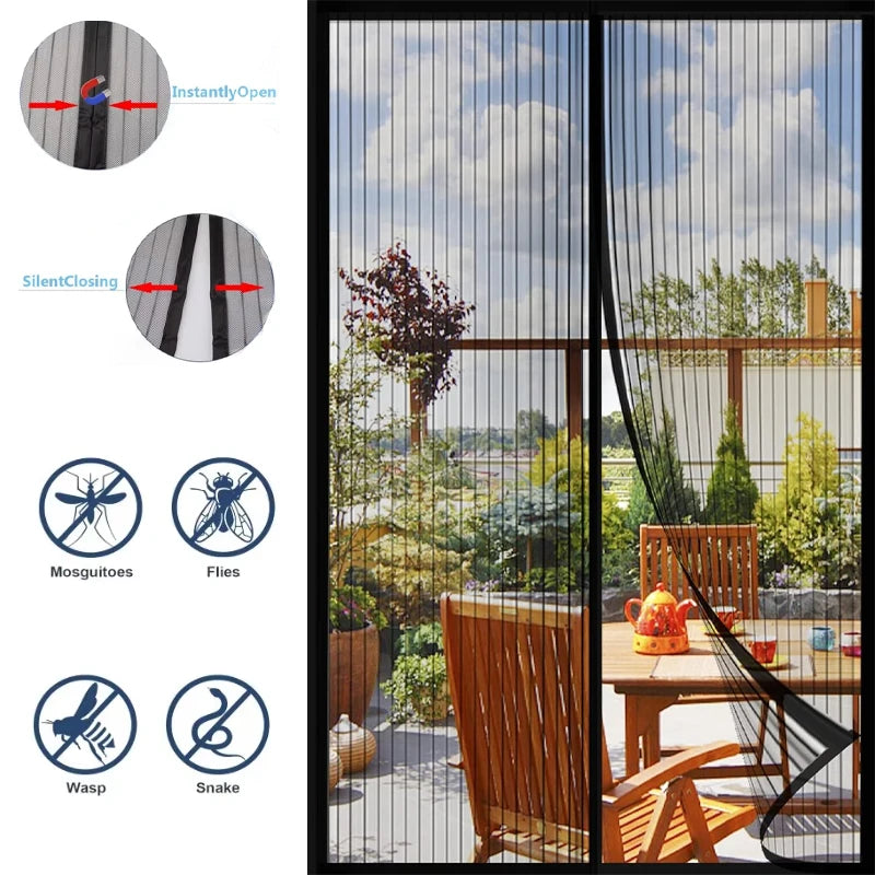 MagnaShield Magnetic Screen Door Curtain ATHLEXES