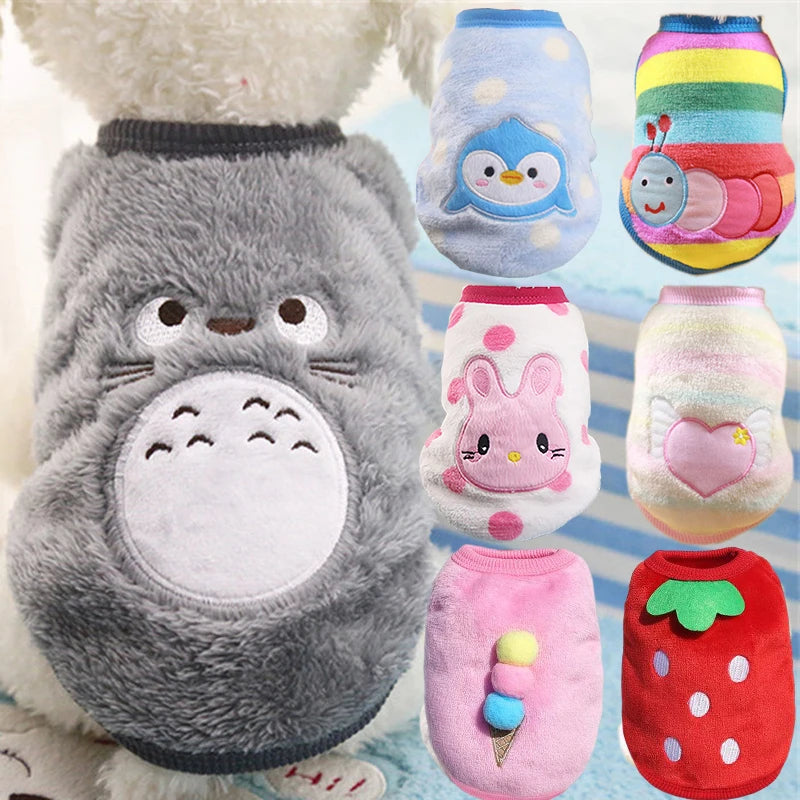 Winter Soft Fleece Dog Clothes ATHLEXES
