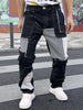 Trendy Men's Wide Leg Checkered Jeans ATHLEXES
