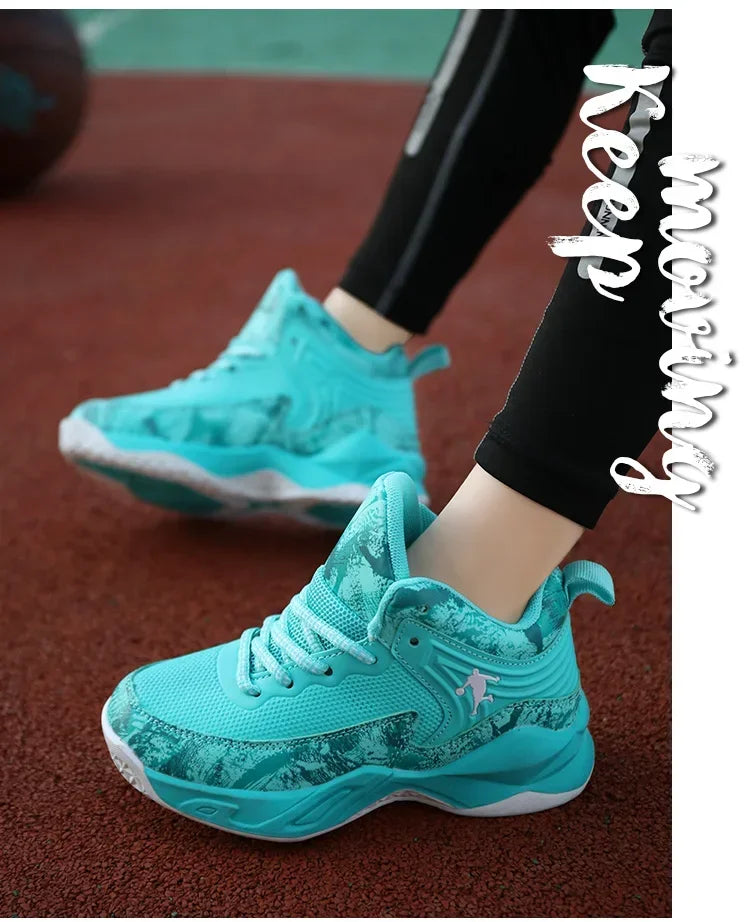 2024 Boys' Thick Sole Basketball Sneakers for Kids ATHLEXES
