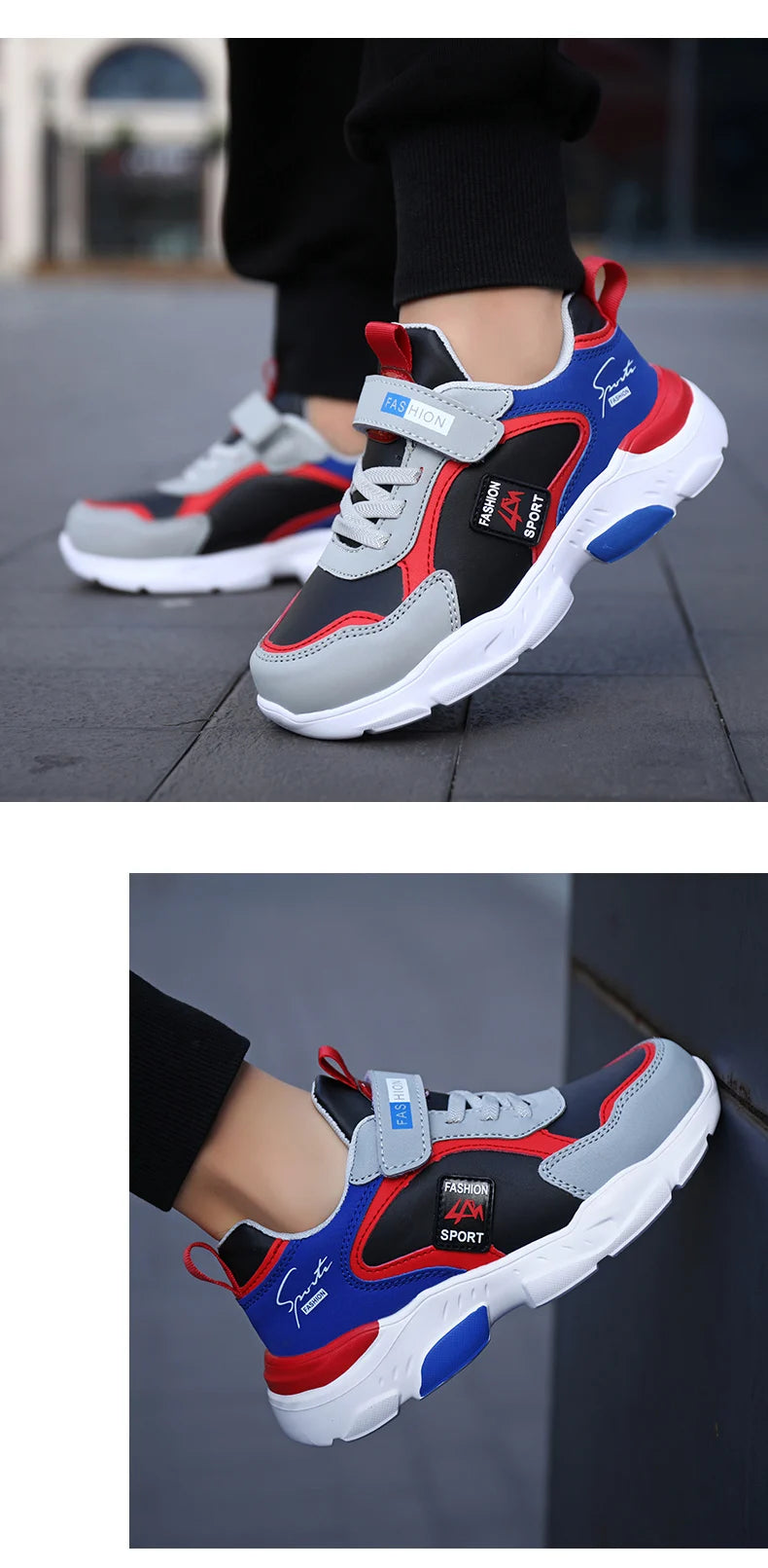 BreezeRun Kids Lightweight Outdoor Sneakers ATHLEXES