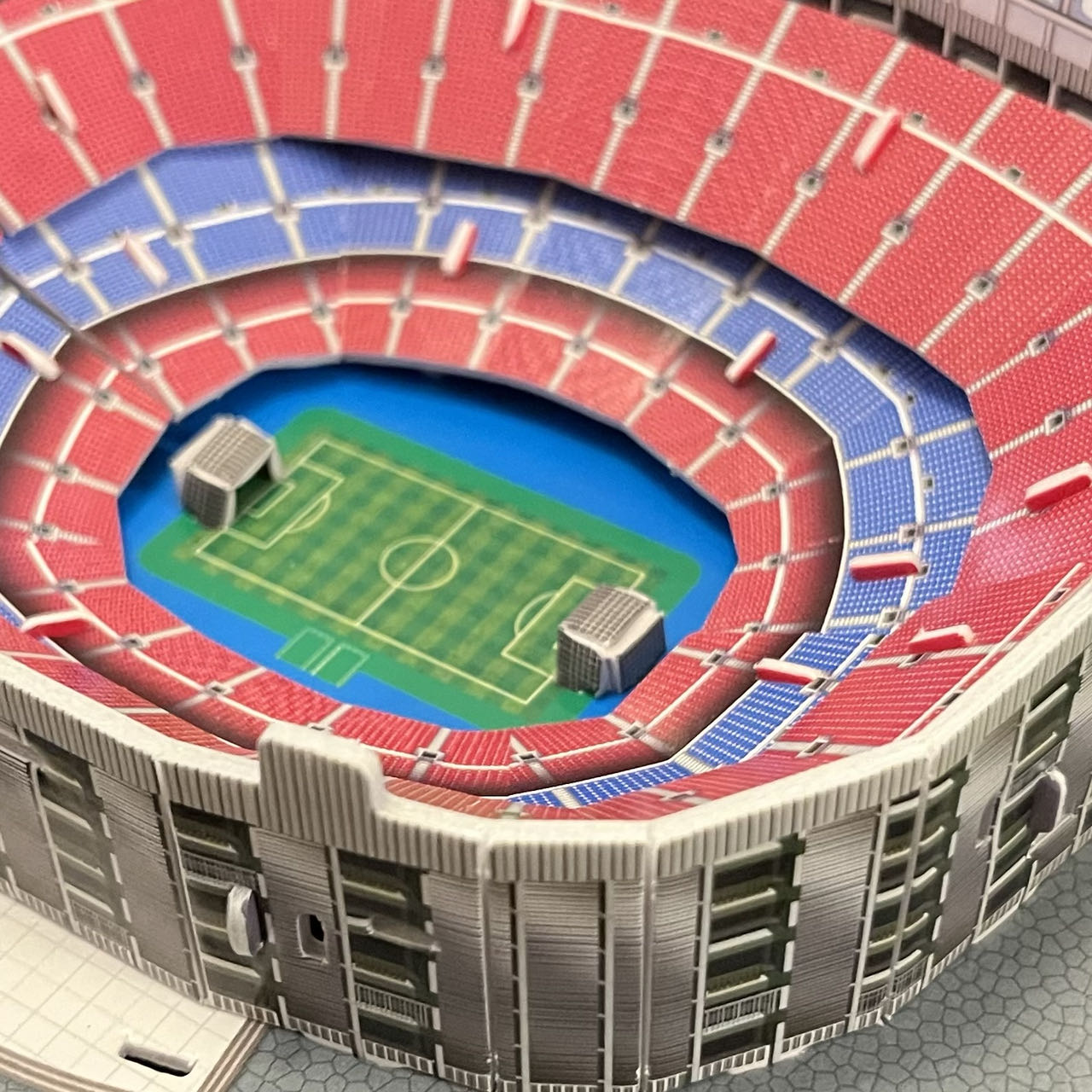 Feooe Camp Nou 3D Football Field Puzzle Model ATHLEXES