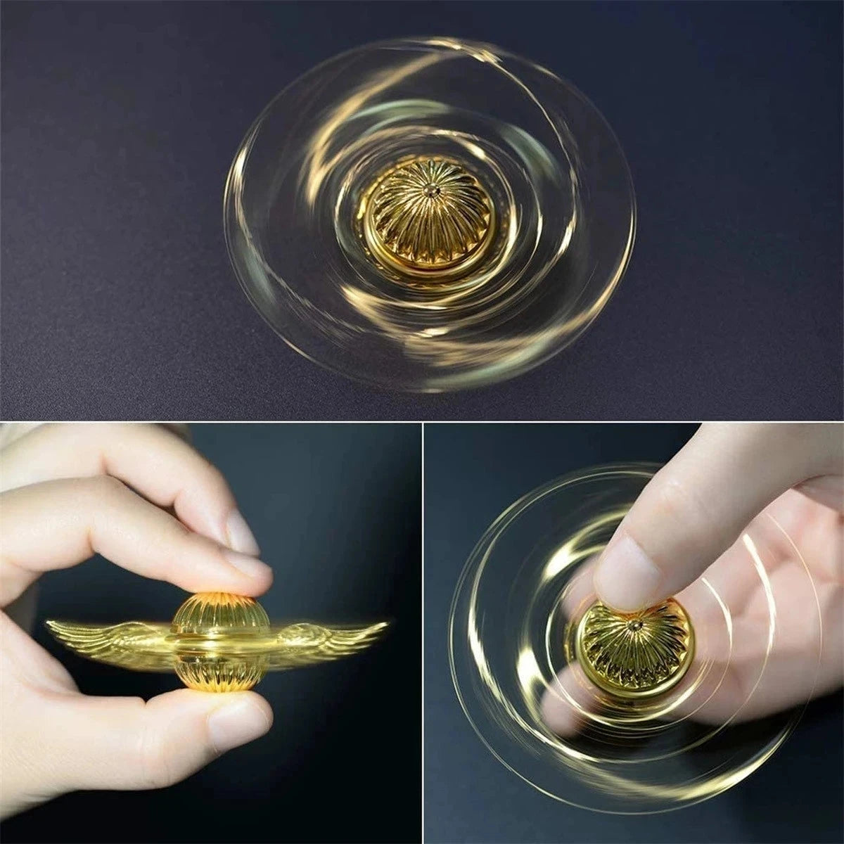 Golden Snitch Cupid Fidget Spinner Metal Toy ATHLEXES