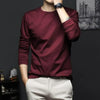 Autumn New Promotion Ice Silk Men's V-Neck Casual Top 2023 ATHLEXES