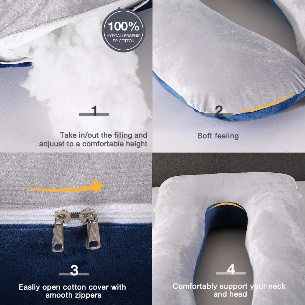 DreamNest U Shaped Maternity Pillow ATHLEXES