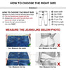 Classic Blue Black Stretch Denim Jeans for Men ATHLEXES