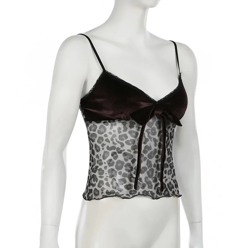 Vintage Lace Bow Crop Top ATHLEXES